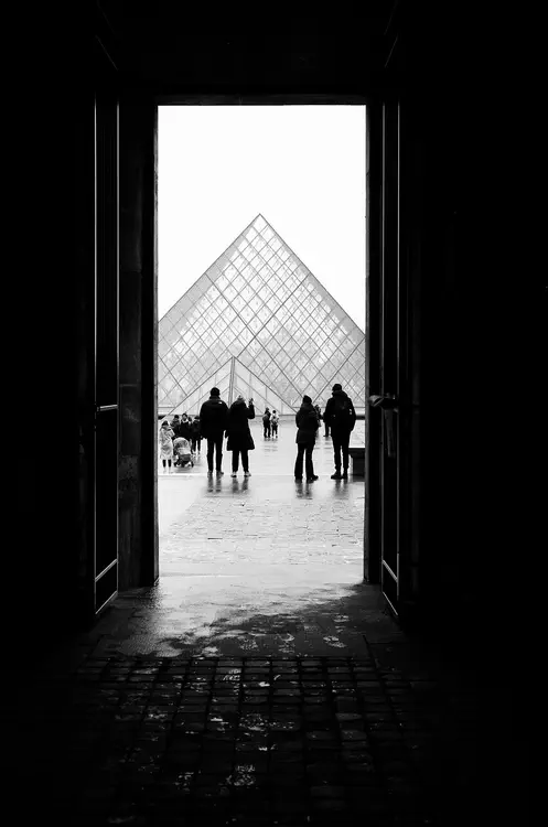 [The Louvre, Paris](https://www.google.com/maps/search/?api=1&query=Louvre+Museum+Paris) · Nikon FM2 · 50mm · Ilford FP4 Plus 125