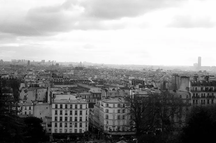 [Paris skyline from The People Belleville](https://maps.app.goo.gl/8PhGJ1XKW6qT8K5q7) · Nikon FM2 · 50mm · Ilford FP4 Plus 125